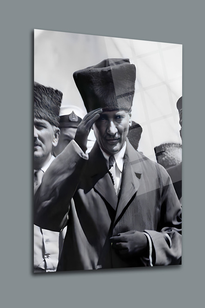 glassartdesign Πίνακας Ατατούρκ-43 Πίνακας Ατατούρκ - Πίνακας Πατρίδας