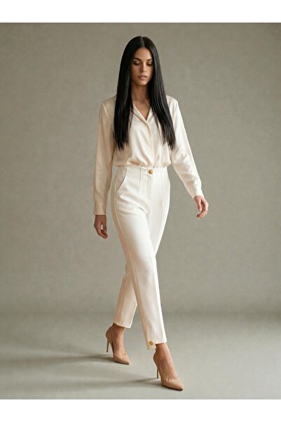 LUMİNUR Salta Dokuma Pantolon