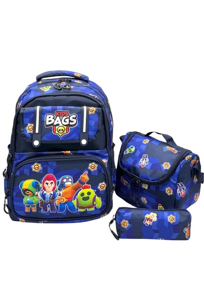 ms mixxstore Elementary School Bag with Waterproof Fabric Cover, Orthopedic B...