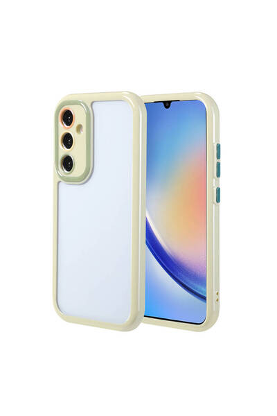 Oyo Store Galaxy A34 Case with Camera Protection, Colorful Edge and Frame Des...