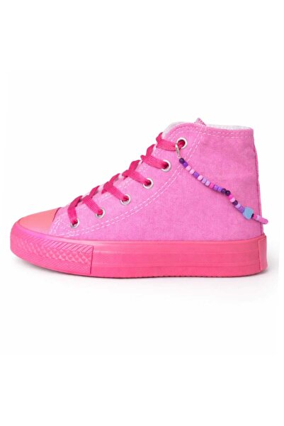 amazoondesing Accessory Detailed Pink Pink Sole Girls' Sports Shoes and Sneakers