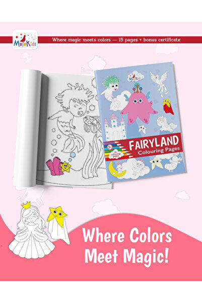 Fairyland Çocuk Boyama Kitabı