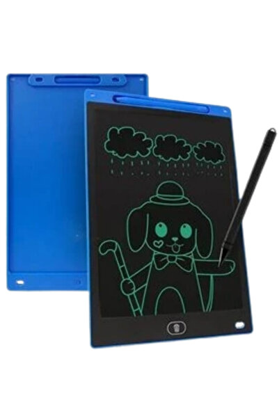 Südor لوحة كتابة LCD مقاس 8.2 بوصة، تابلت ممتع وتعليمي باللون الأزرق