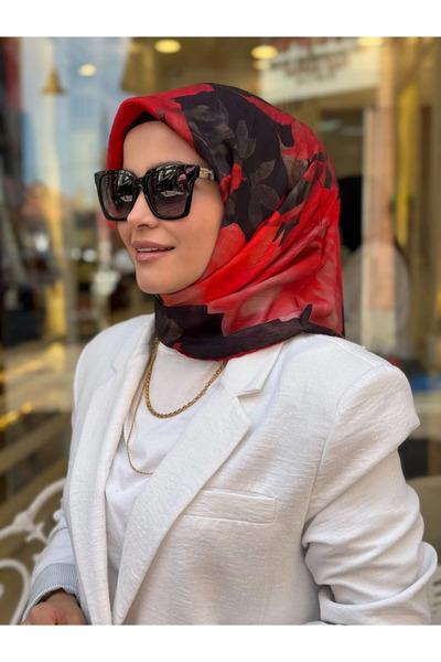 La Boutique Eşarp La Boutique Yaz/Güz Serisi Organik Desenli Eşarp