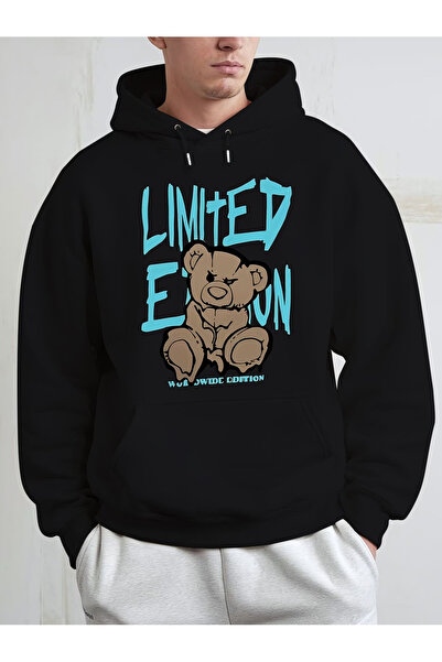 Sweet Cotton Unisex Men/Women Bear Colorful Custom Printed Cotton Oversized H...