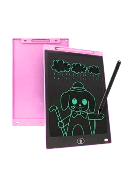 Südor Lcd Yazı Tahtası 8.2 inç Eğlenceli ve Eğitici Tablet Pembe