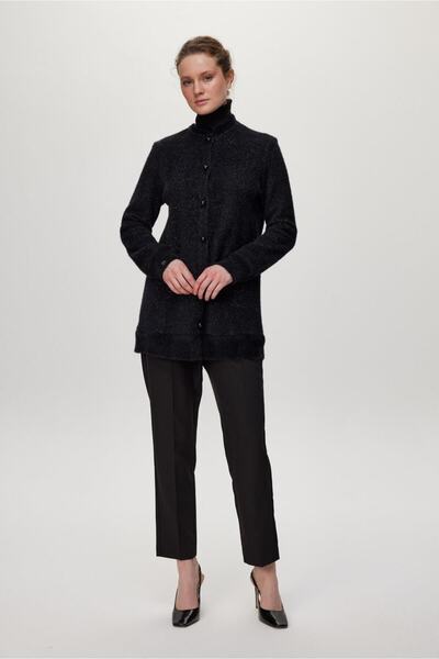 Zühre Кардиган з деталями на комірі та ґудзиками HR-0032