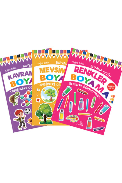 ÇOCUKLAR İÇİN BOYAMA SETİM 3'LÜ