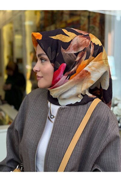 La Boutique Eşarp La Boutique Yaz/Güz Serisi Organik Desenli Eşarp