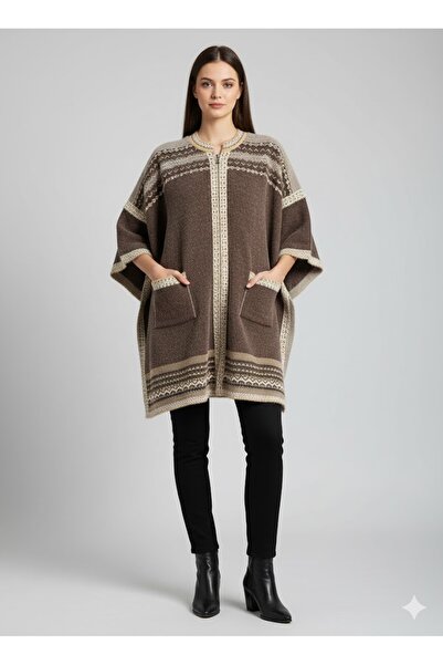 OKUTAN Великий розмір вовняний палантин