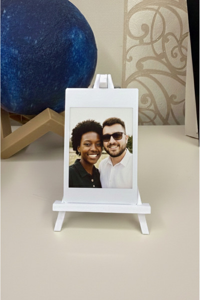 Morevo 1 Adet Masaüstü Minik Şövale Fotoğraf Standı, Dekoratif Not Tutucu, Fo...