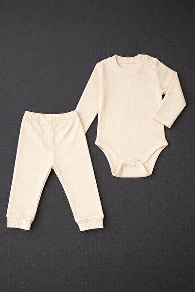 tinytrends 100% Cotton Bodysuit and Pants 2-Piece Set