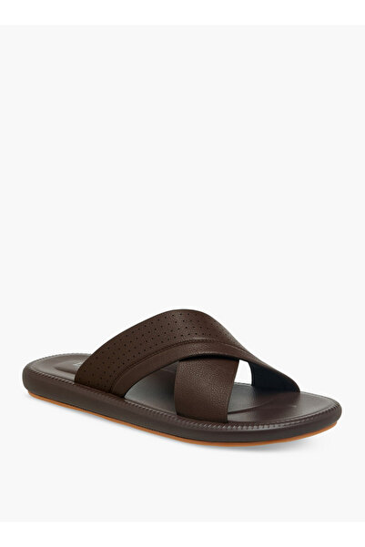 LBL by Shoexpress Men Cross Strap Comfort Sandals