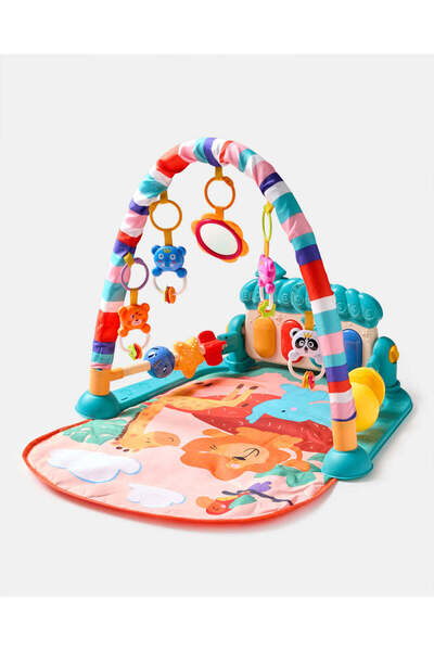 REDTAG سجادة لعب متنوعة مع أضواء وموسيقى وسياج