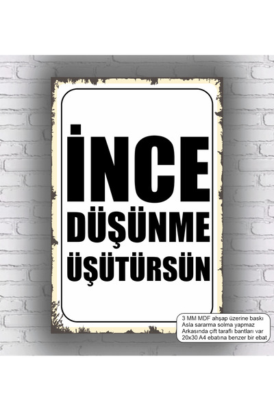 Hayat Poster Think Carefully You'Re Cold Funny Meaningful Beautiful Words Wal...