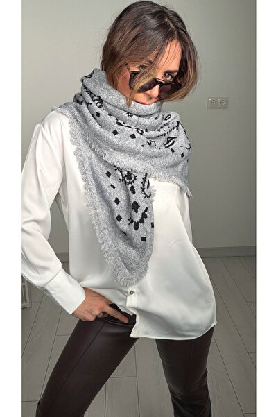 ABBRA Жіночий шарф з бахромою