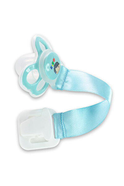 Kiko PACIFIER WITH HOLDER ( 0 M+)-Blue
