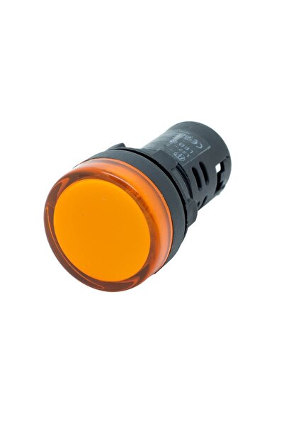 LEDLİ SİNYAL LAMBASI 24V SARI 22mm
