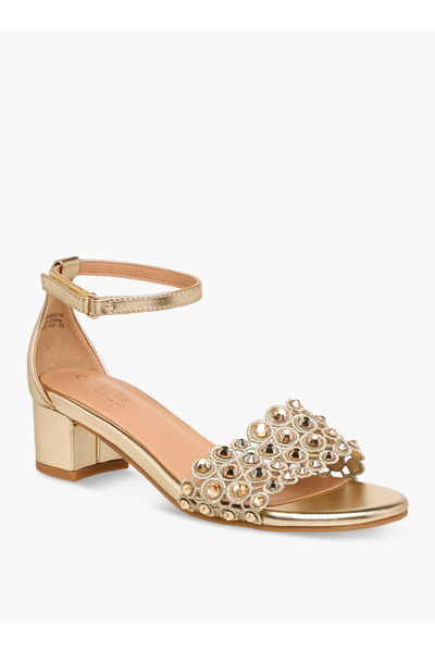 Celeste Girls Block Heel Ankle Strap Sandals Ramadan Collection