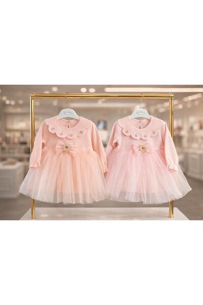 Eslina 🎀 Kız Bebek Tül Elbise (9 Ay – 2 Yaş)