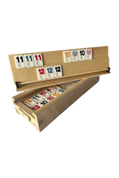 xpress sales Remi Game, made of solid wood, , stone pieces