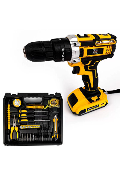 Campion Drill and Screwdriver (Bormasina), GSA Poland, 24V with 2 batteries 2...