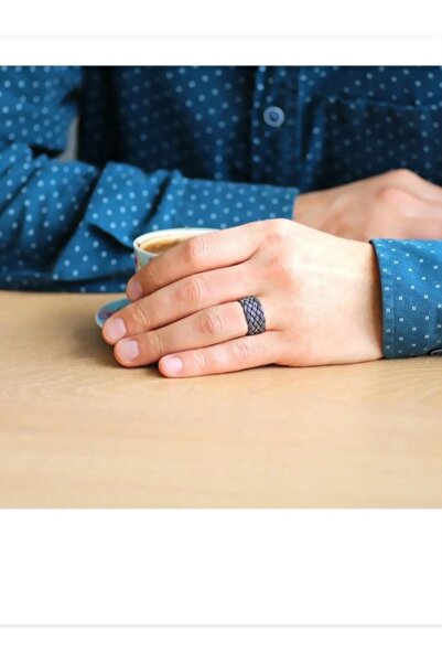 ASL 1000 ayar gümüş el örmesi yüzük