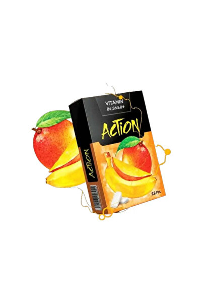ACTION GUM فيتامينات الموز والمانجو 25 جم