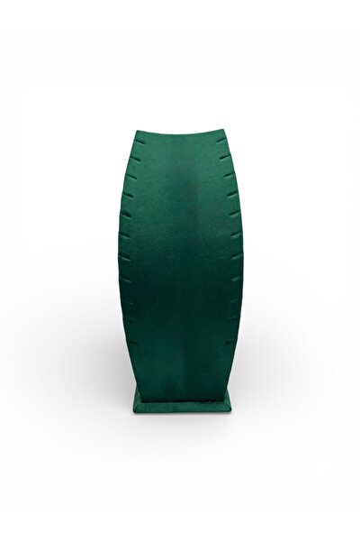 Çoklu Kolye Standı - Kadife Kaplı 11 Çentikli 26x12