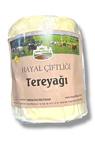 hayal çiftliği Tuzsuz Saf Köy Tereyağı 500 Gr