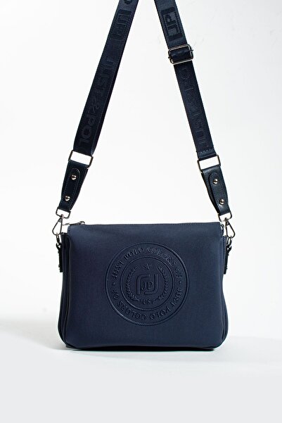 Just Polo JP Women's Three-Compartment 3-Compartment Lacoste Fabric Crossbody...