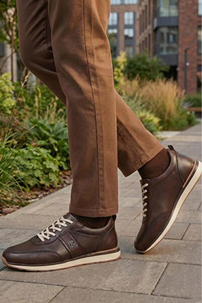 DETECTOR Flow Series Оригинални мъжки маратонки от естествена кожа - Ортопеди...