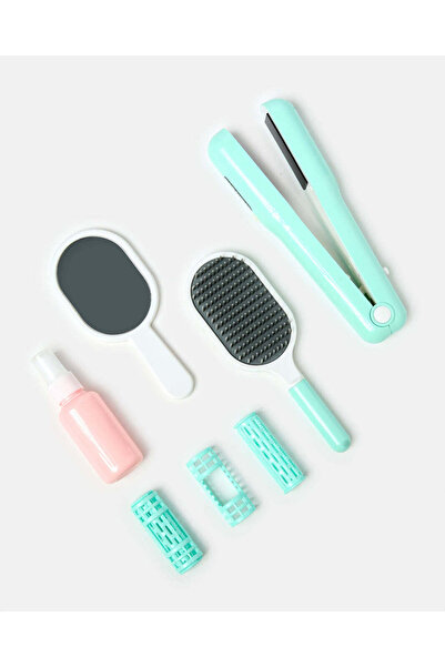 REDTAG مجموعة شعر أخضر مع إضاءة (7 قطع)