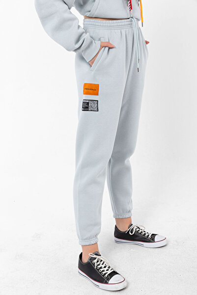 Common People Kışlık Eşofman Altı Buz Gri