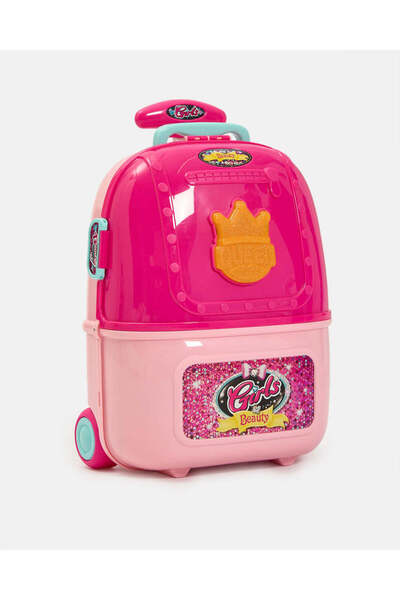 REDTAG طقم تزيين وردي اللون على شكل عربة أمتعة