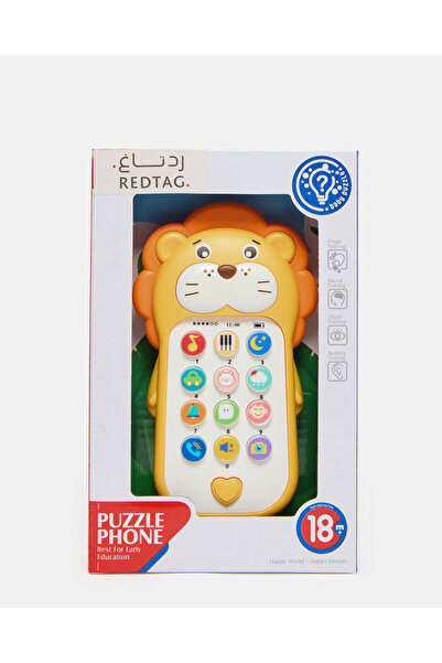 REDTAG هاتف محمول كرتوني مرح متعدد الألوان مزود بأضواء
