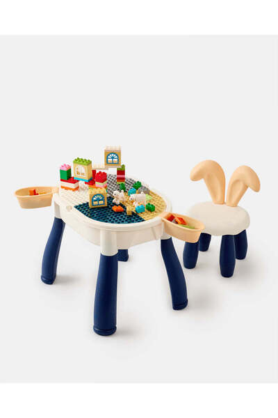 REDTAG طاولة مكعبات بناء متنوعة للأطفال