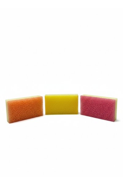 Flexi Smart Double-Sided Coral Sponge 3-Pack Advantage Package – Long-Lasting & Elastic Structure