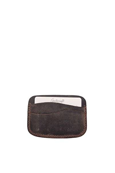 GENTE Gentecraft El Dikimi Unisex Genuine Leather Card Holder Gc100008Dcr