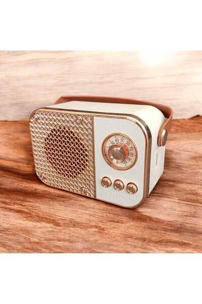 AHİRA MİNİ ŞARJLI BLUETOOTH HOPARLÖR 5W SD KART USB GİRİŞLİ SES BOMBASI TWS Ö...