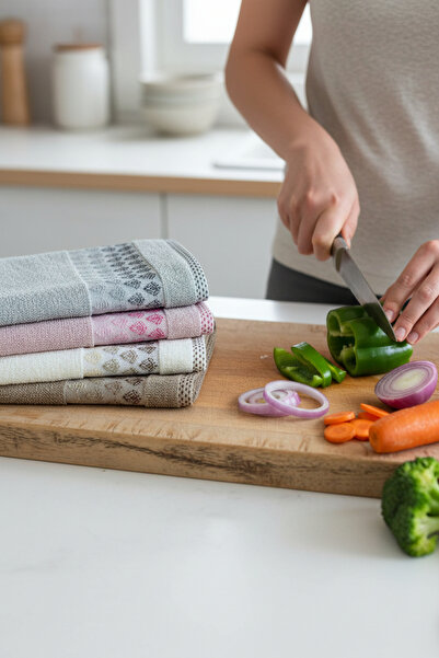 SAVESSA 4'lü DORRYHAVLU-MUTFAK-EL/YÜZ-ÇEYİZ-HEDİYE-BANYO-EKSTRAYUMUŞAK-%100 P...