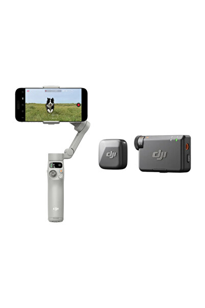 DJI Osmo Mobile 7 + Mic Mini Transmitter ( 1tx + 1rx ) - Profesyonel Mobil Çe...