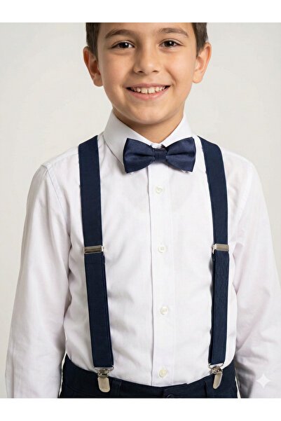 tinytrends Σετ παπιγιόν με λουράκι για αγοράκια, γιορτινό, συμβατό για ηλικίε...