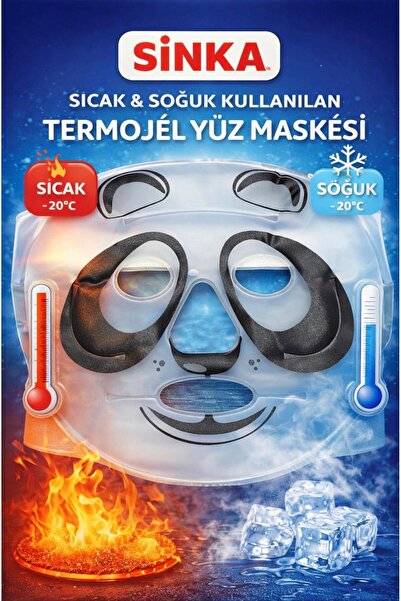SİNKA TERMOJEL MASKE PANDA MODEL SICAK SOGUK KULLANIM