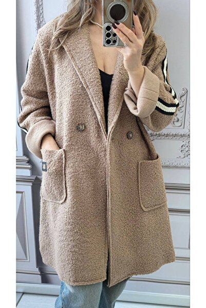 MAXORA SHOP Palton buclat pe croi larg