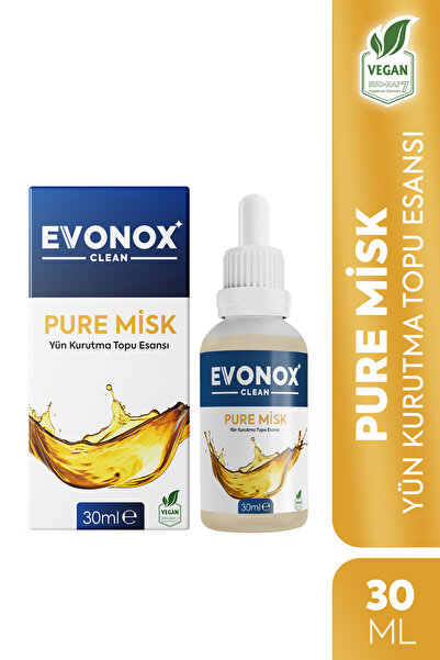 Evonox Clean Esență pentru Bile de Uscare din Lână Pure Musk 30 ml