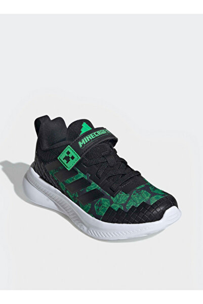 adidas حذاء رياضي للأولاد من ماينكرافت فورتران EL مزود بشريط لاصق