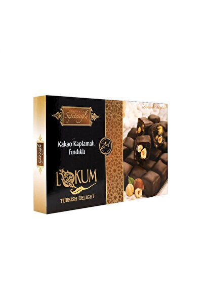 Sepetçioğlu حلوى اللقم التركية المغطاة بالكاكاو والمكسرات المحمصة مرتين 300 جرام