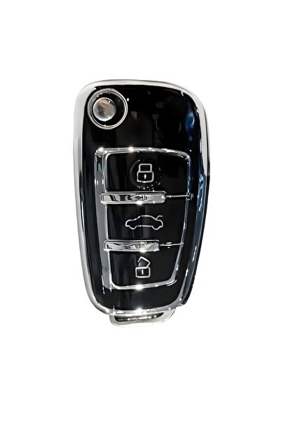AutoHan Keys غطاء حماية للمفتاح لسيارات أودي A1 A3 A4 A5 A6 A7 Q3 Q5 Q7 باللو...