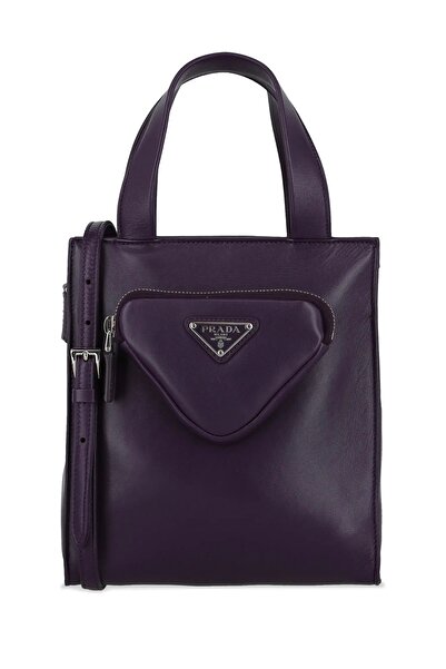 Prada Sport Leather Hand and Messenger Bag with Front Pocket Detail